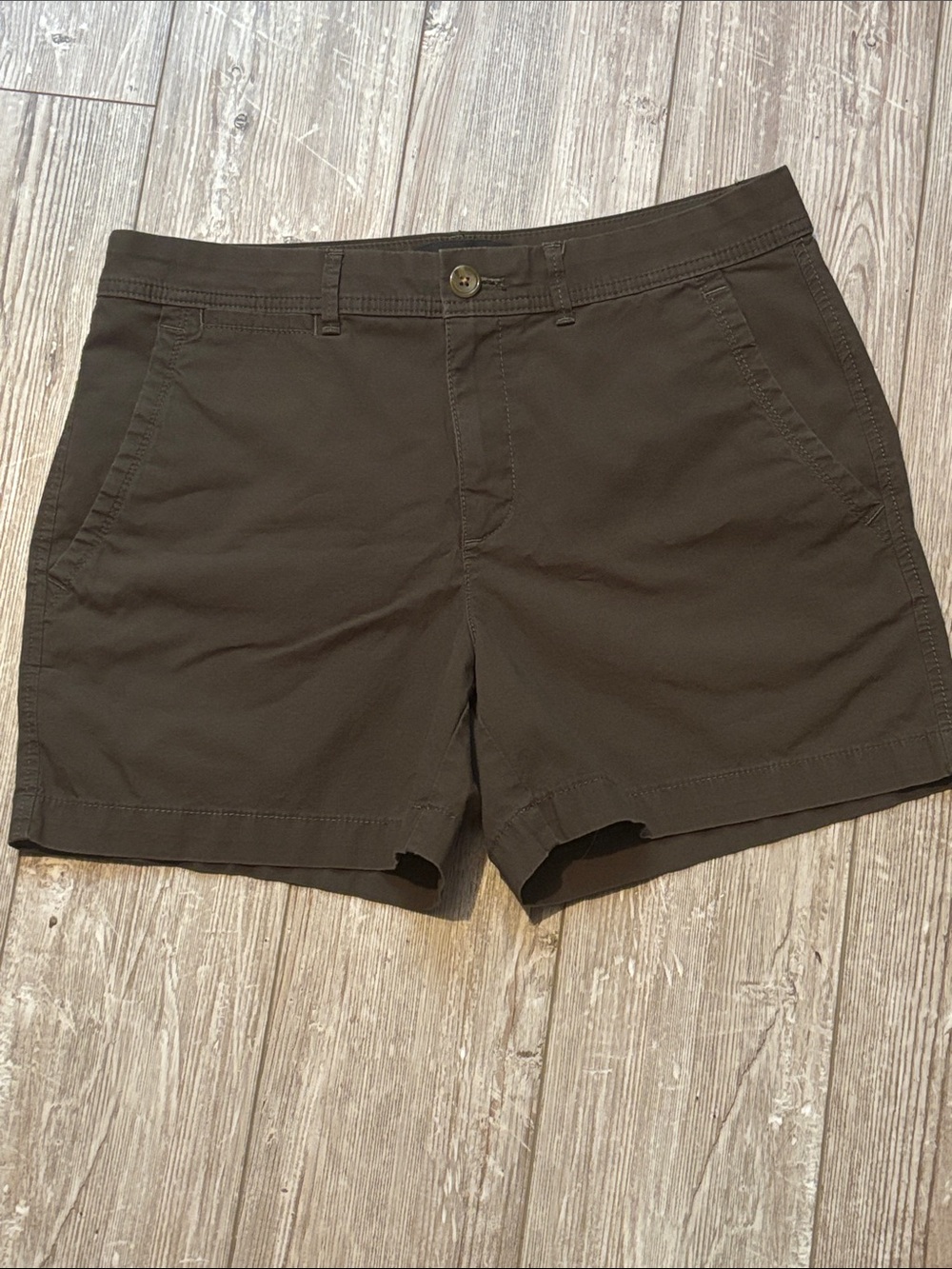Banana Republic Army Green Bermuda Shorts